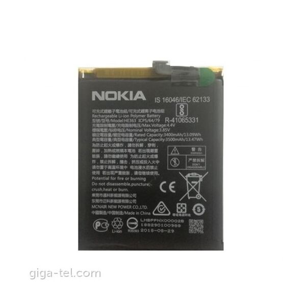 

Аккумулятор для Nokia HE363 (Nokia 7.1 Plus-Nokia X7 )