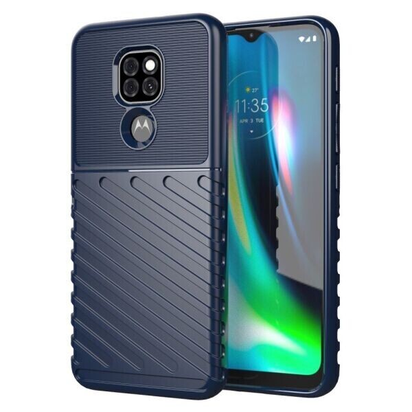 

Защитный чехол Deexe Thunder Series для Motorola Moto G9 Play / Moto E7 Plus - Blue