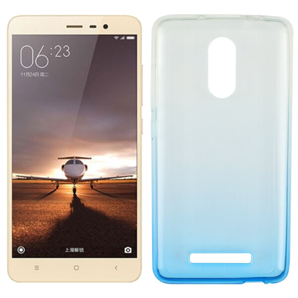 

Накладка силиконовая с отливом для Xiaomi Redmi Note 3 голубая (10458)