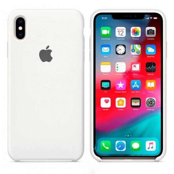 

Чехол Silicone Case Apple iPhone XS Max Белый 09