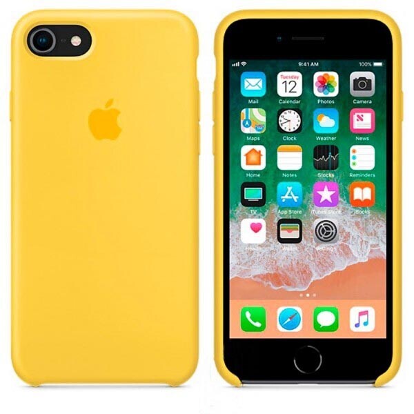 

Чехол Silicone Case Apple iPhone 6, 6S Желтый 04