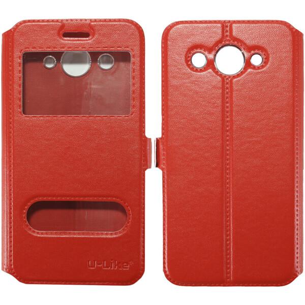 

Чехол книжка U-Like Simple для Huawei Y3 2017 Red (21133)