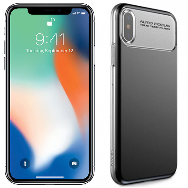

Чехол Baseus Slim Lotus Series для iPhone X Black (QF01) (21425)