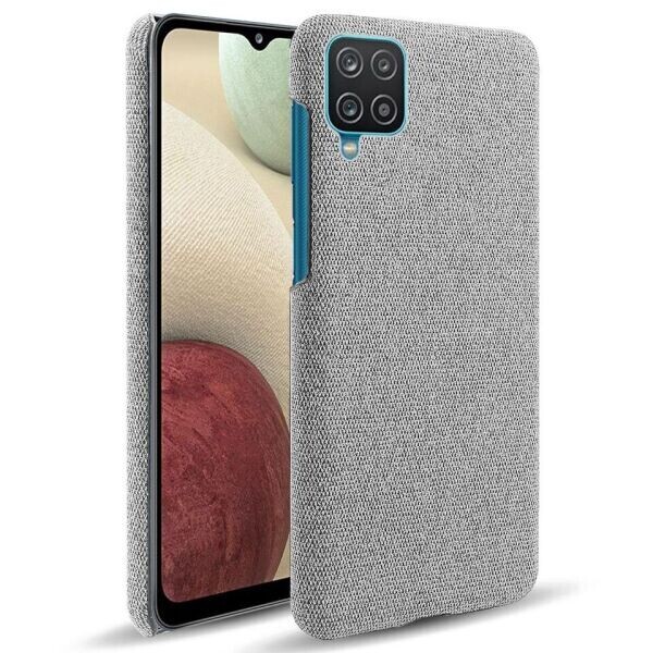 

Защитный чехол KSQ Cloth Style для Samsung Galaxy A12 (A125) - Light Grey