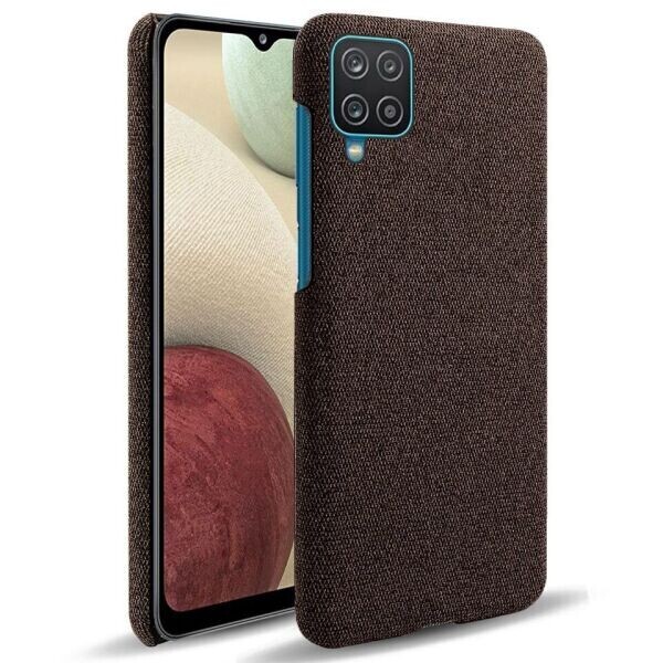 

Защитный чехол KSQ Cloth Style для Samsung Galaxy A12 (A125) - Brown
