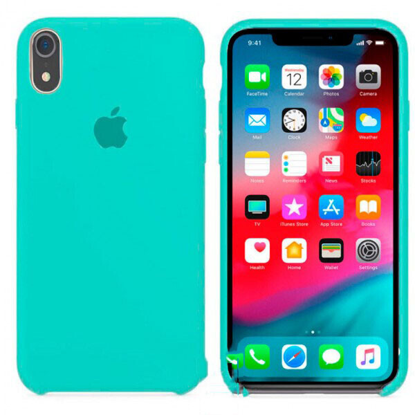 

Чехол Silicone Case Apple iPhone XR Бирюзовый 21