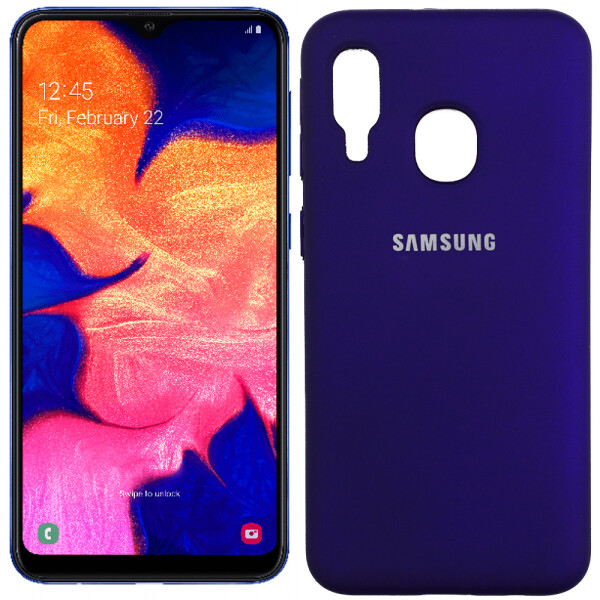 

Чехол силиконовый оригинальный для Samsung A405 Galaxy A40 2019 Фиолетовый FULL (26435)