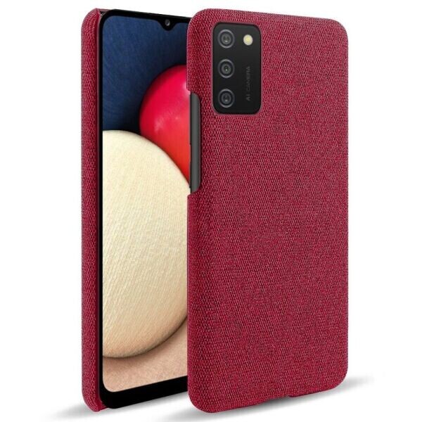 

Защитный чехол KSQ Cloth Style для Samsung Galaxy A02s (A025) - Red
