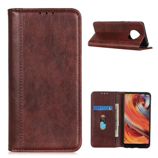 

Чехол UniCase Book Series для Xiaomi Redmi Note 9T - Brown