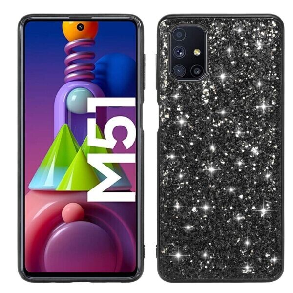 

Защитный чехол Deexe Sparkles Series для Samsung Galaxy M51 (M515) - Black
