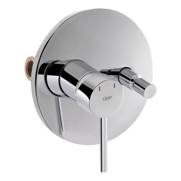 

Смеситель скрытого монтажа для ванны на 2 канала Q-TAP Spring QTSPRCRM0102 хром латунь 160мм 77078