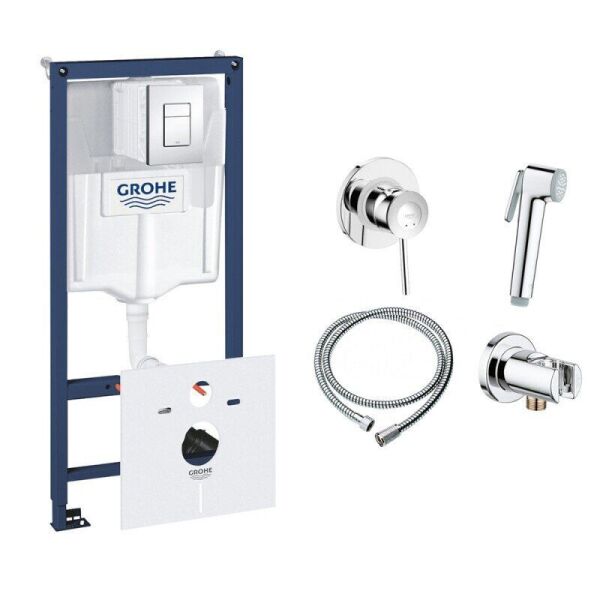 

Инсталляционная система для биде GROHE Rapid SL / BauClassic 38827000111048 61892