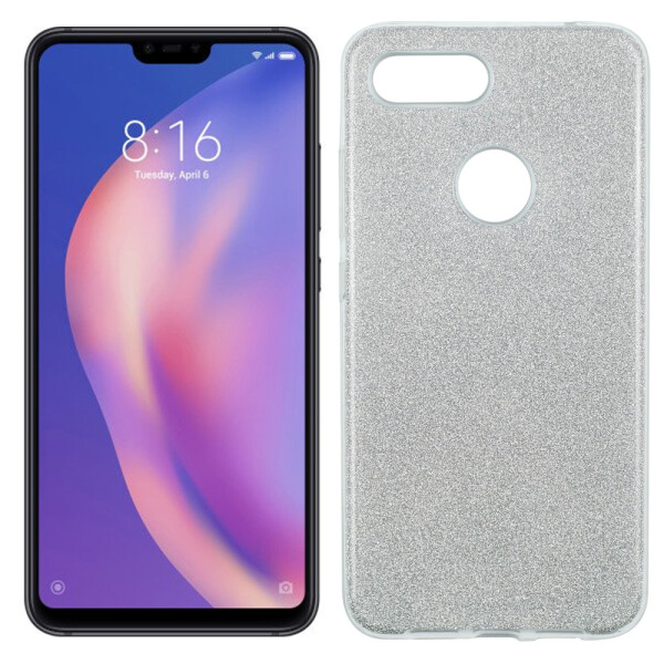 

Чехол силиконовый 3in1 Блёстки для Xiaomi Mi8 Lite White (25822)