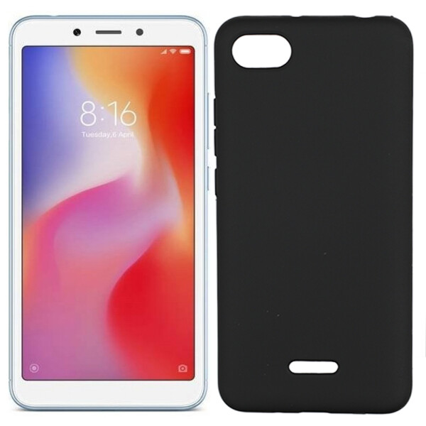 

Чехол силиконовый оригинальный для Xiaomi Redmi 6a Чёрный FULL (26045)