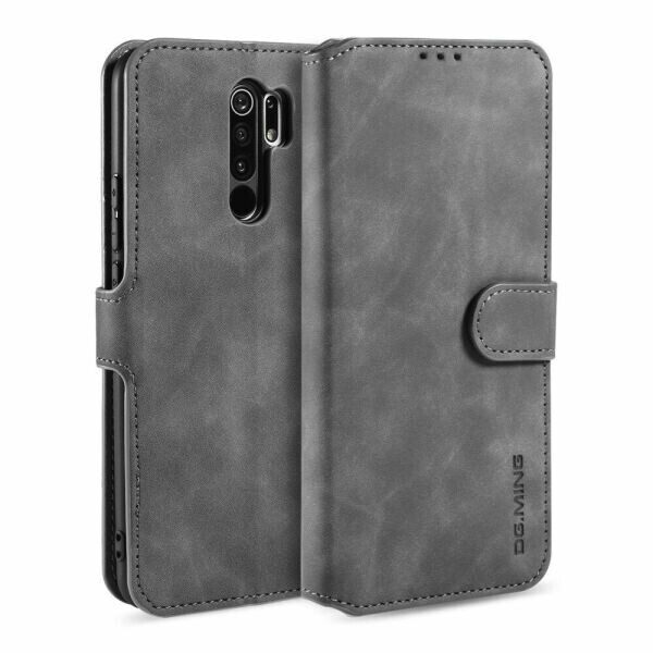 

Чехол DG.MING Retro Style для Xiaomi Redmi 9 - Grey