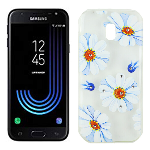

Чехол Lucent Diamond Case для Samsung J330 (J3-2017) Daisy (Blue) (16121)
