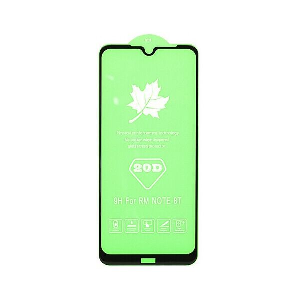 

Защитное стекло 20D Xiaomi Redmi Note 8T (20D, Черный) без упаковки