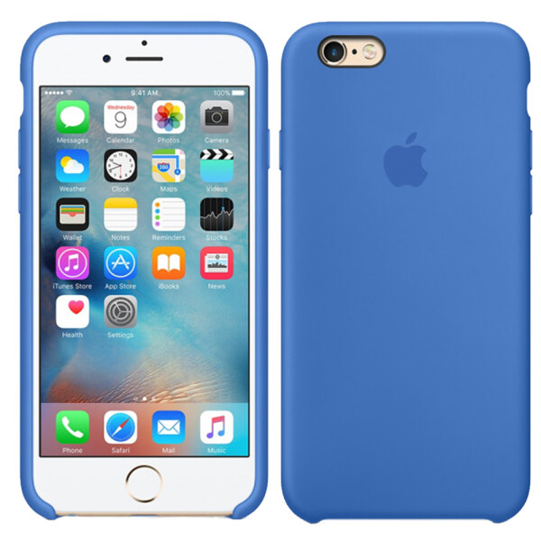 

Накладка Hoco Silicone Case Royal для iPhone 6/6S Blue (9446)
