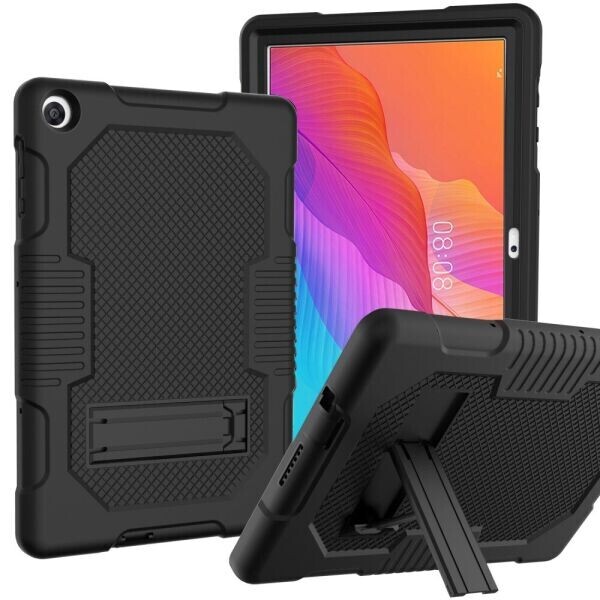 

Защитный чехол Deexe Color Kickstand для Huawei MatePad T10s / T10 - Black
