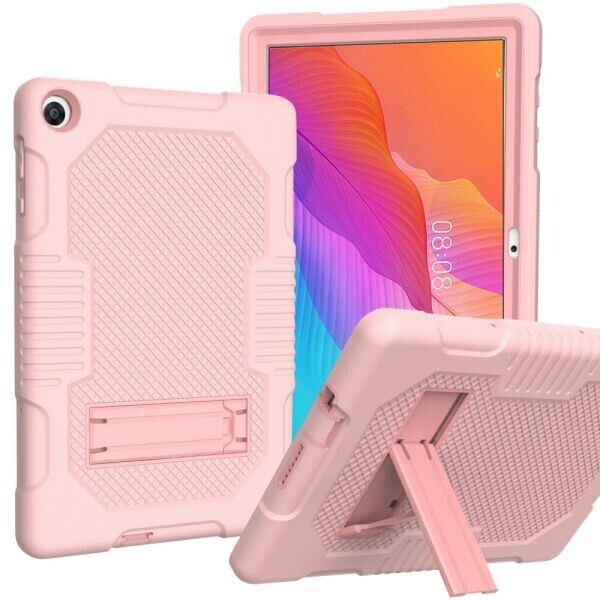 

Защитный чехол Deexe Color Kickstand для Huawei MatePad T10s / T10 - Pink