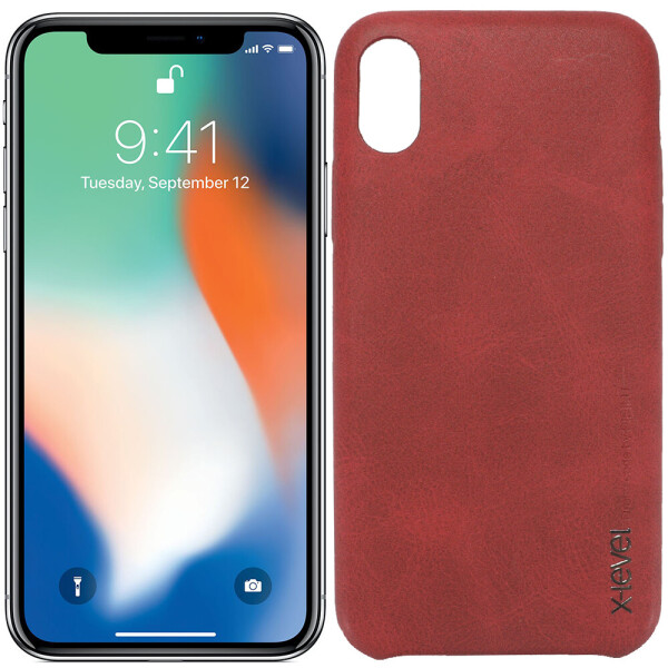 

Чехол X-Level Vintage series для iPhone X Red (22052)