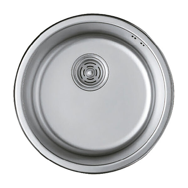 

Кухонная мойка металлическая круглая HAIBA HB0527 440мм x 440мм матовая 0.8мм 80993