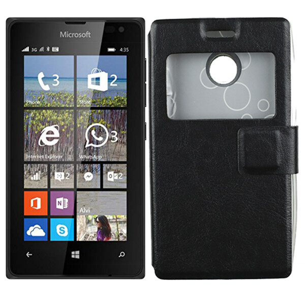 

Чехол книжка Mobiking with Window для Nokia 435/532 (Microsoft) Black (13088)
