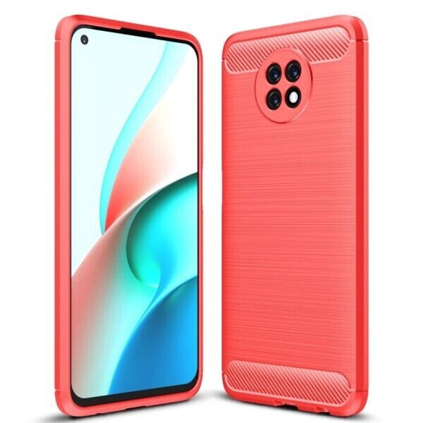 

Защитный чехол UniCase Carbon для Xiaomi Redmi Note 9T - Red