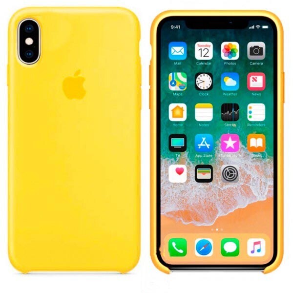 

Чехол Silicone Case Apple iPhone XS Max Желтый 28