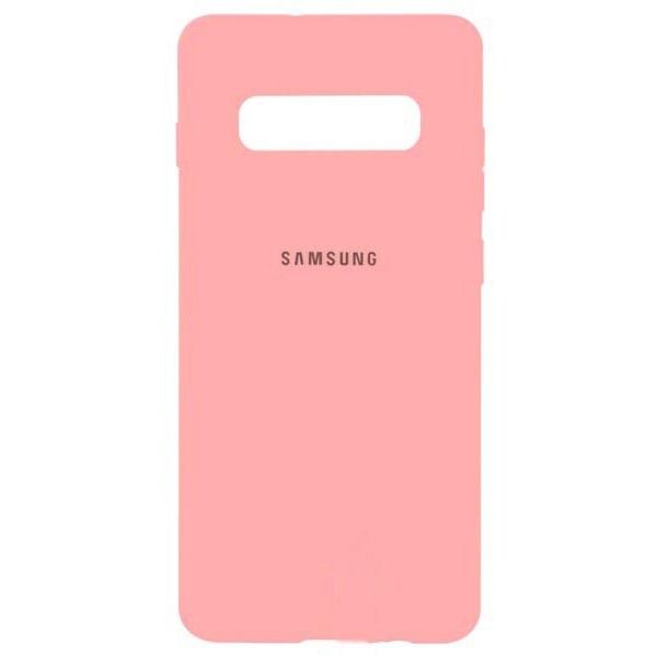 

Чехол Silicone Case Full Samsung S10 G973 Розовый