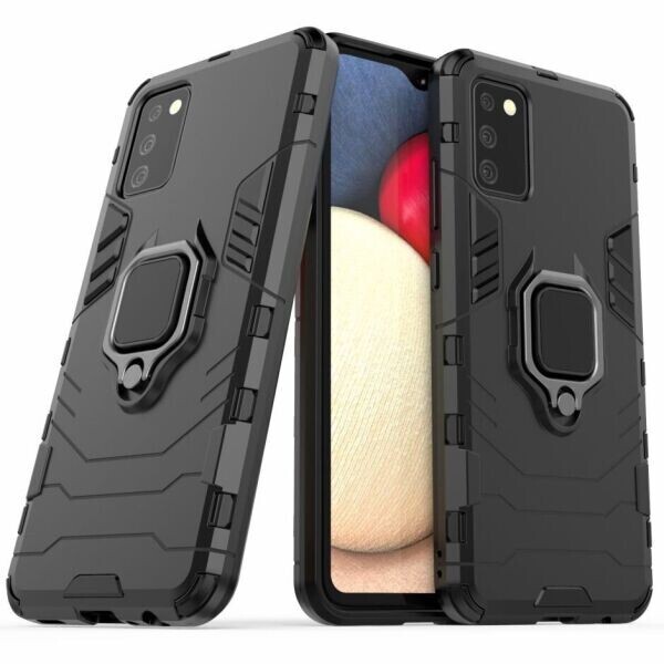 

Защитный чехол Deexe Hybrid Case для Samsung Galaxy A02s (A025) - Black