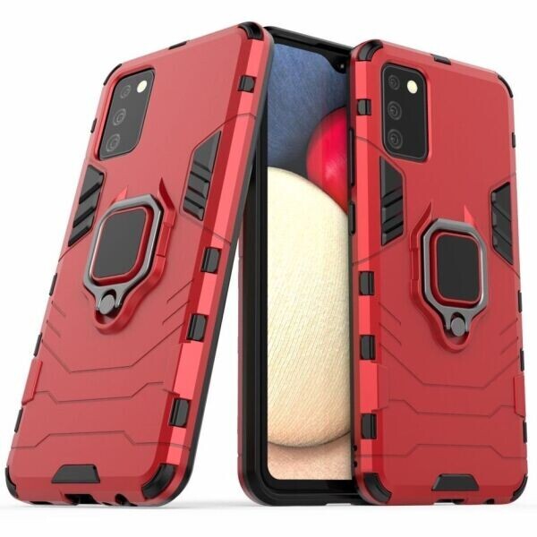 

Защитный чехол Deexe Hybrid Case для Samsung Galaxy A02s (A025) - Red