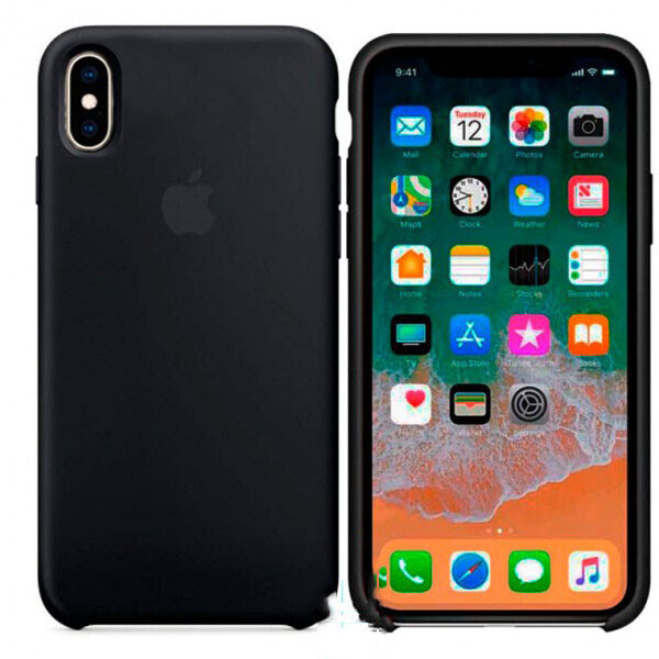 

Чехол Silicone Case Apple iPhone XS Max Черный 18