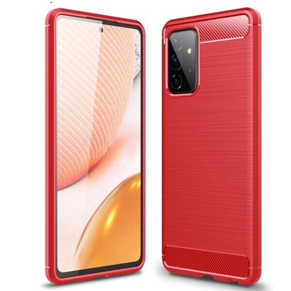 

Защитный чехол UniCase Carbon для Samsung Galaxy A72 (А725) - Red