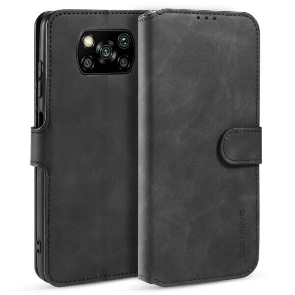 

Чехол DG.MING Retro Style для Xiaomi Poco X3 - Black