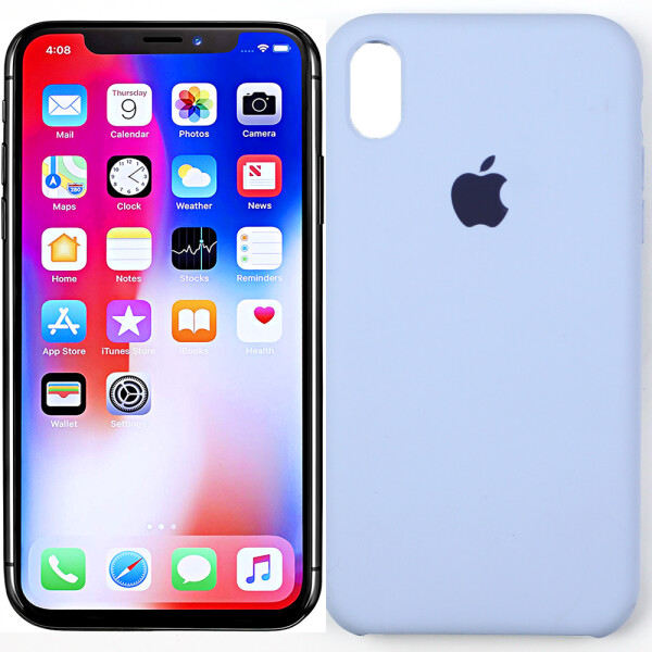 

Оригинальный силиконовый чехол для iPhone Xr Сиреневый (28488)