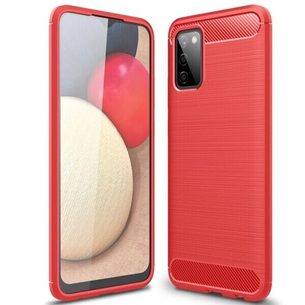 

Защитный чехол UniCase Carbon для Samsung Galaxy A02s (A025) - Red