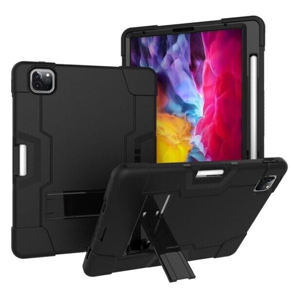 

Защитный чехол Deexe Color Kickstand для Apple iPad Air 4 10.9 (2020) / iPad Pro 11 (2020) - Black