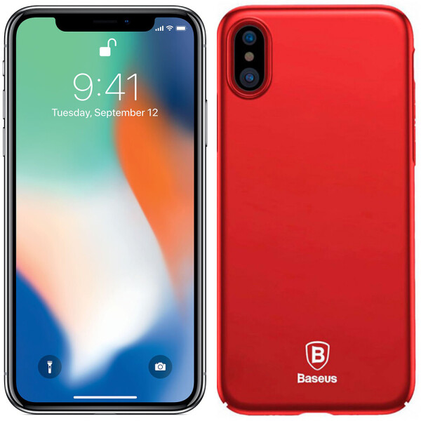 

Чехол Baseus Thin Series для iPhone X Red (ZB09) (21430)