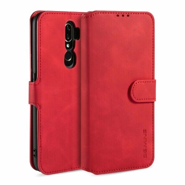 

Чехол DG.MING Retro Style для OPPO A5 2020 / A9 2020 - Red