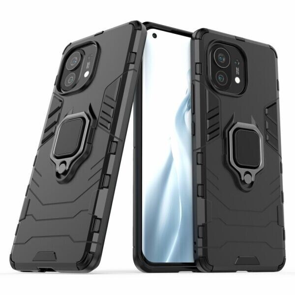 

Защитный чехол Deexe Hybrid Case для Xiaomi Mi 11 - Black