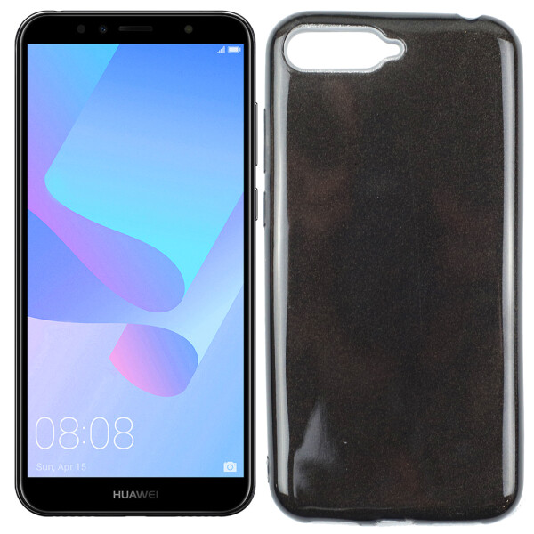 

Чехол силиконовый 3in1 Блёстки для Huawei Y6 2018 Black (23599)