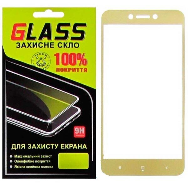 

Защитное стекло 2.5D Xiaomi Redmi 5A Золотой Glass