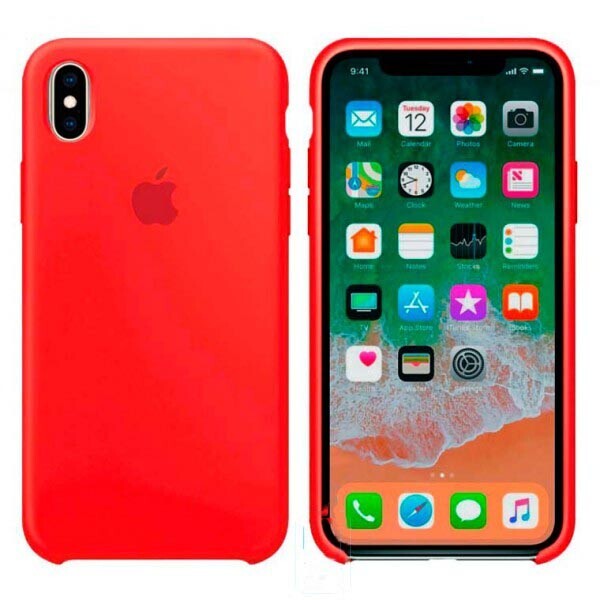 

Чехол Silicone Case Apple iPhone XS Max Красный 14