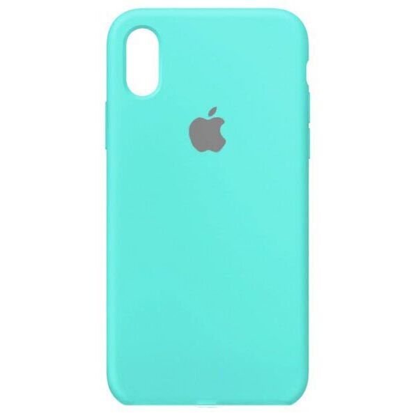 

Чехол Silicone Case Full Apple iPhone XR Бирюзовый