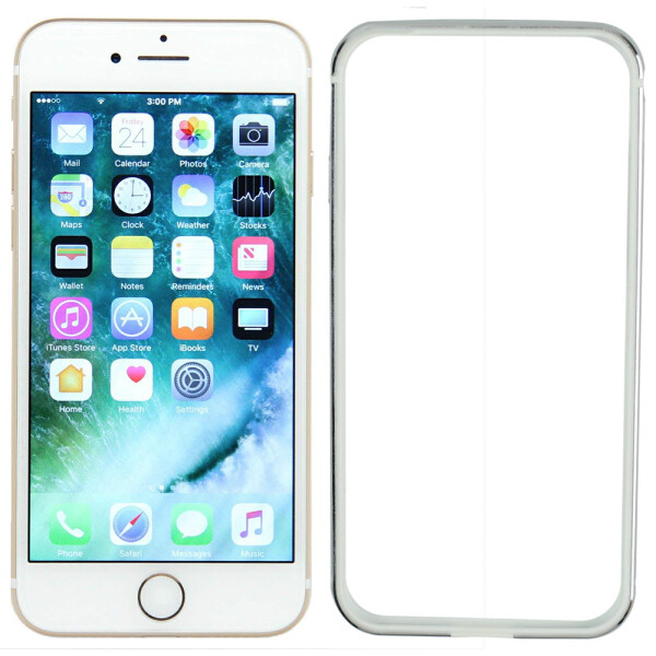 

Чехол Бампер Evoque Metal для iPhone 7 серебряный (9399)