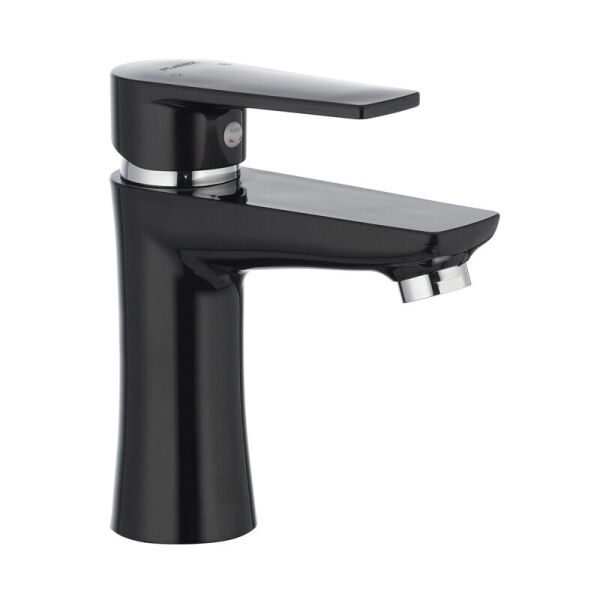 

Кран для умывальника одноручный PLAMIX Oscar PM0024 черный пластик 64597