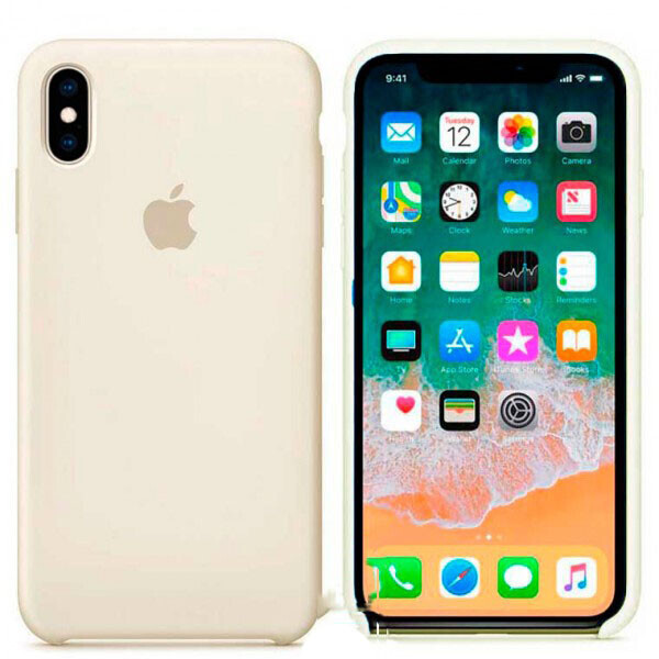 

Чехол Silicone Case Apple iPhone X, XS Кремовый 10