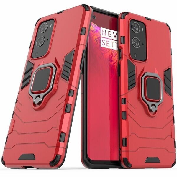 

Защитный чехол Deexe Hybrid Case для OnePlus 9 Pro - Red