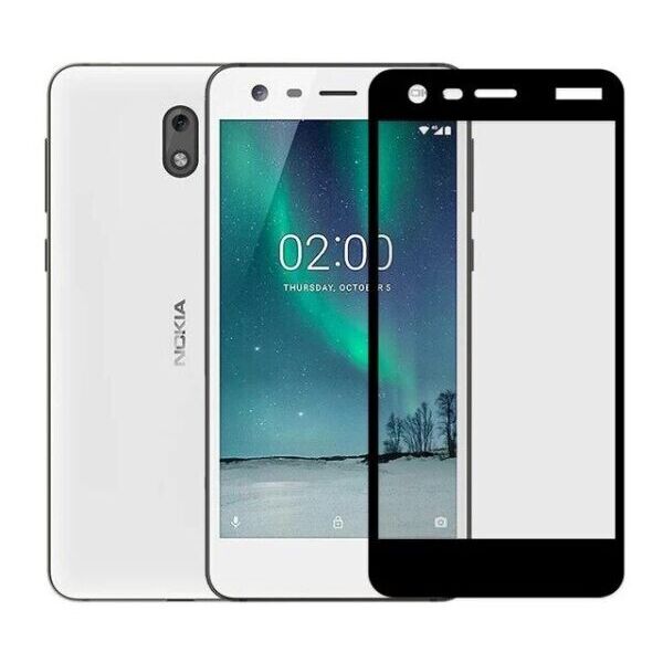 

Защитное стекло Deexe Full Coverage для Nokia 2 - Black